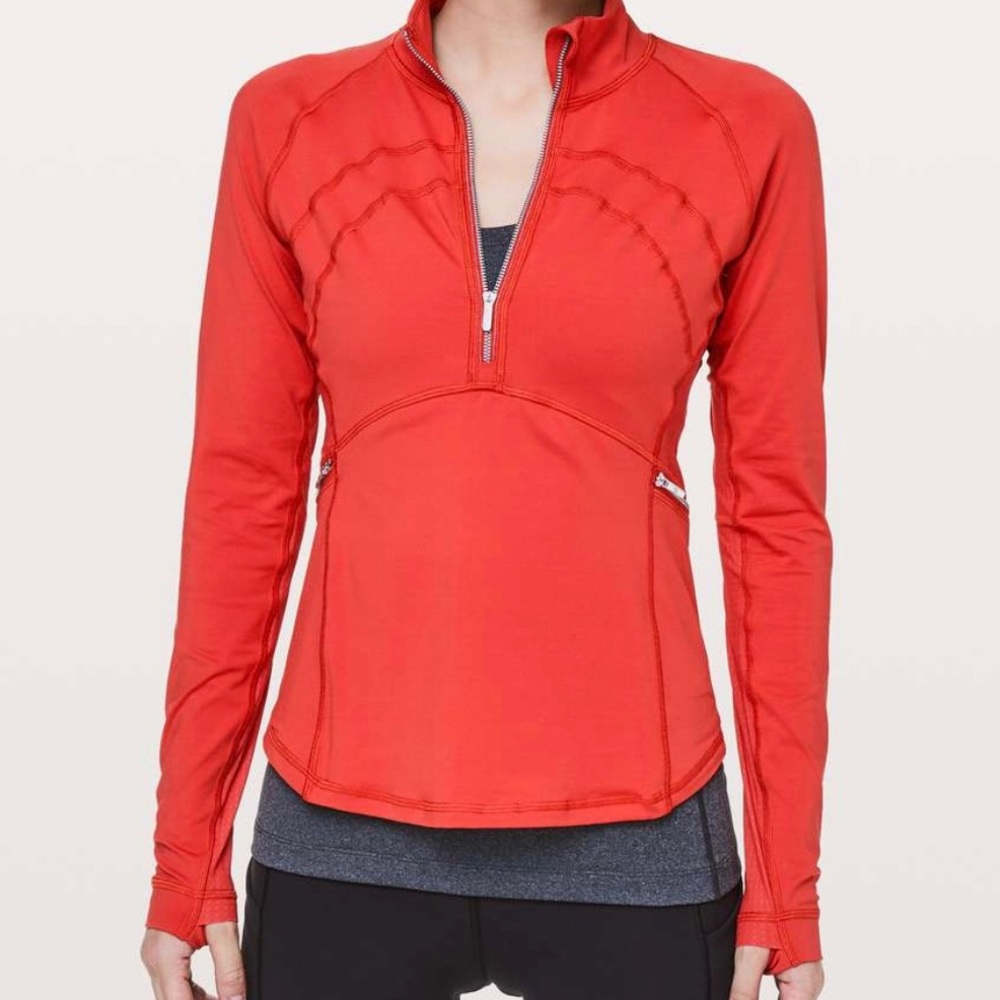 Lululemon Front of the Pack 1/2 Zip Running Top